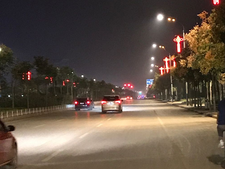 菏澤市鄆城縣水滸路、金河路照明改造